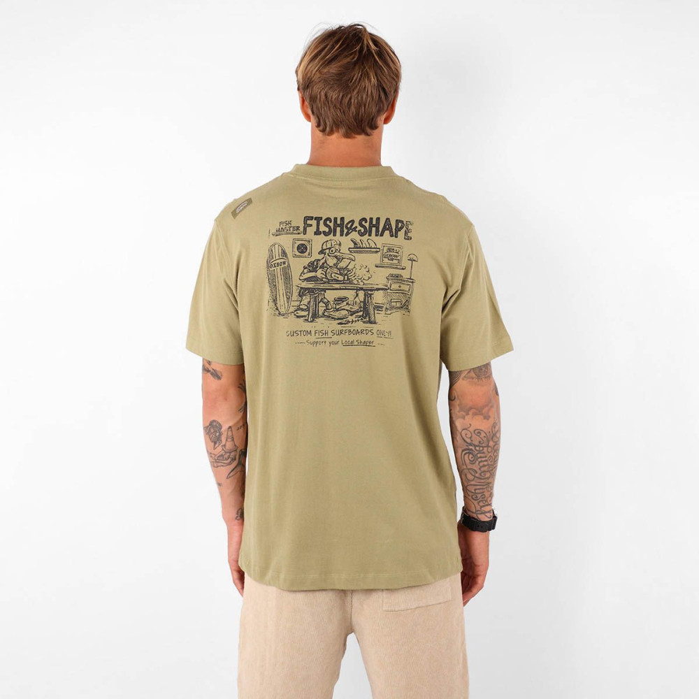 T-shirt Oxbow - Shaper - Olive