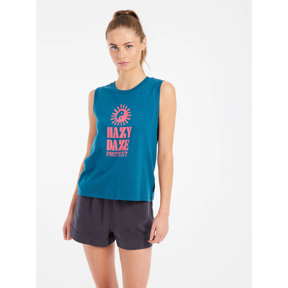 T-shirt sans manche Protest - Malang - Surfing blue