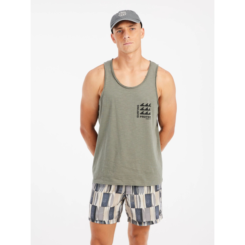 T-shirt sans manche Protest - Dany - Soil Grey