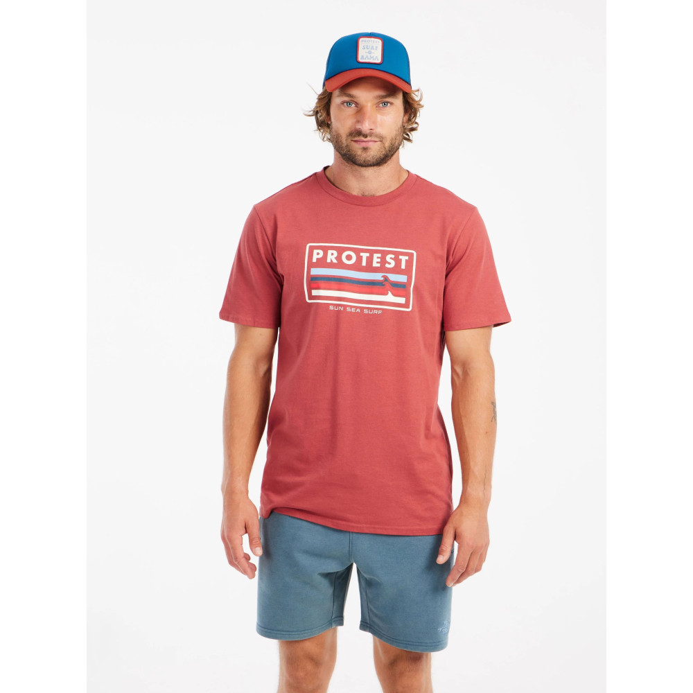 T-shirt Protest - Barn - Brick Red