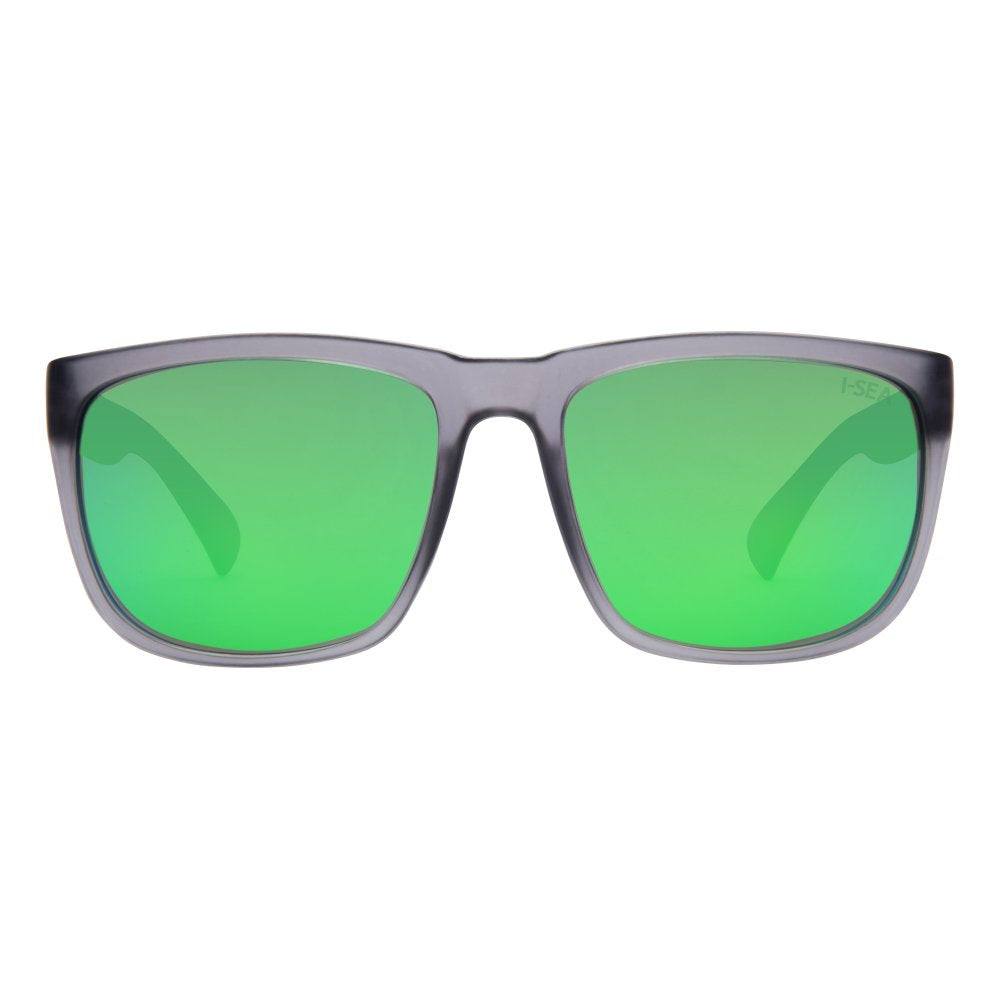 Lunettes de soleil I sea - Wyatt - Grey / Green Mirror