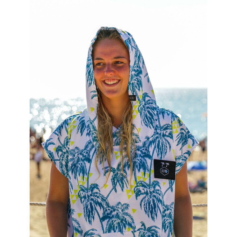 Poncho Surf, Plage Et Bain All In En Microfibre - Adulte (XS-L