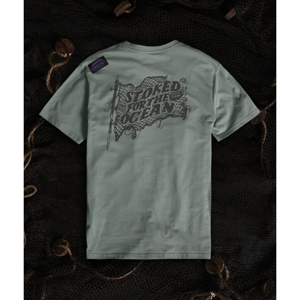 T-shirt Oxbow x Sea shepherd - Sfto - Eucalyptus