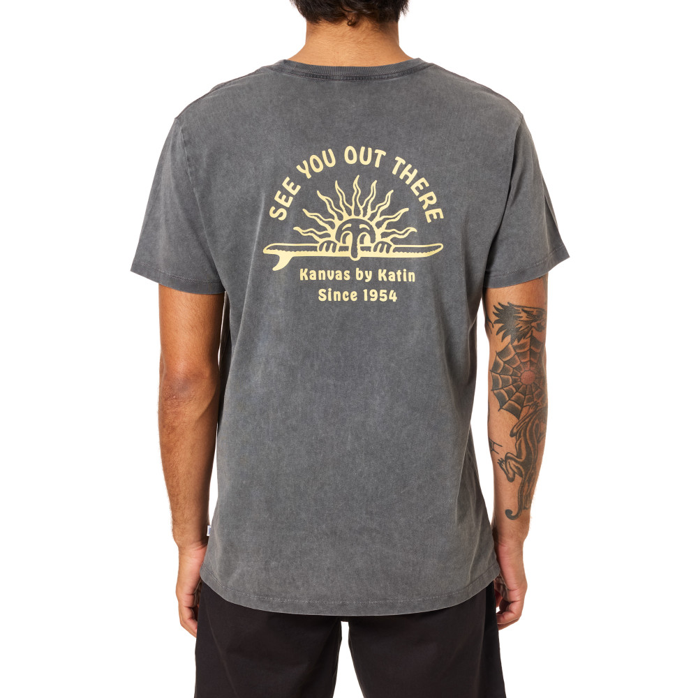 T-shirt Katin - Sunny - Blacksand wash