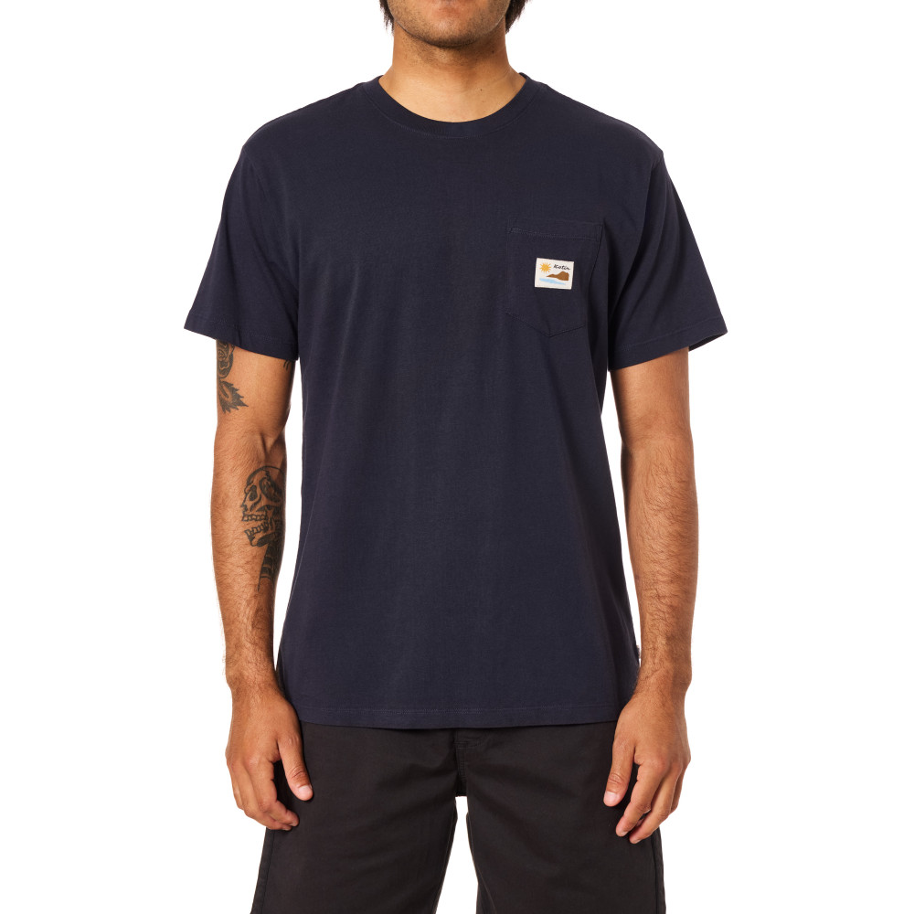 T-shirt Katin - Sunstone pocket - Navy