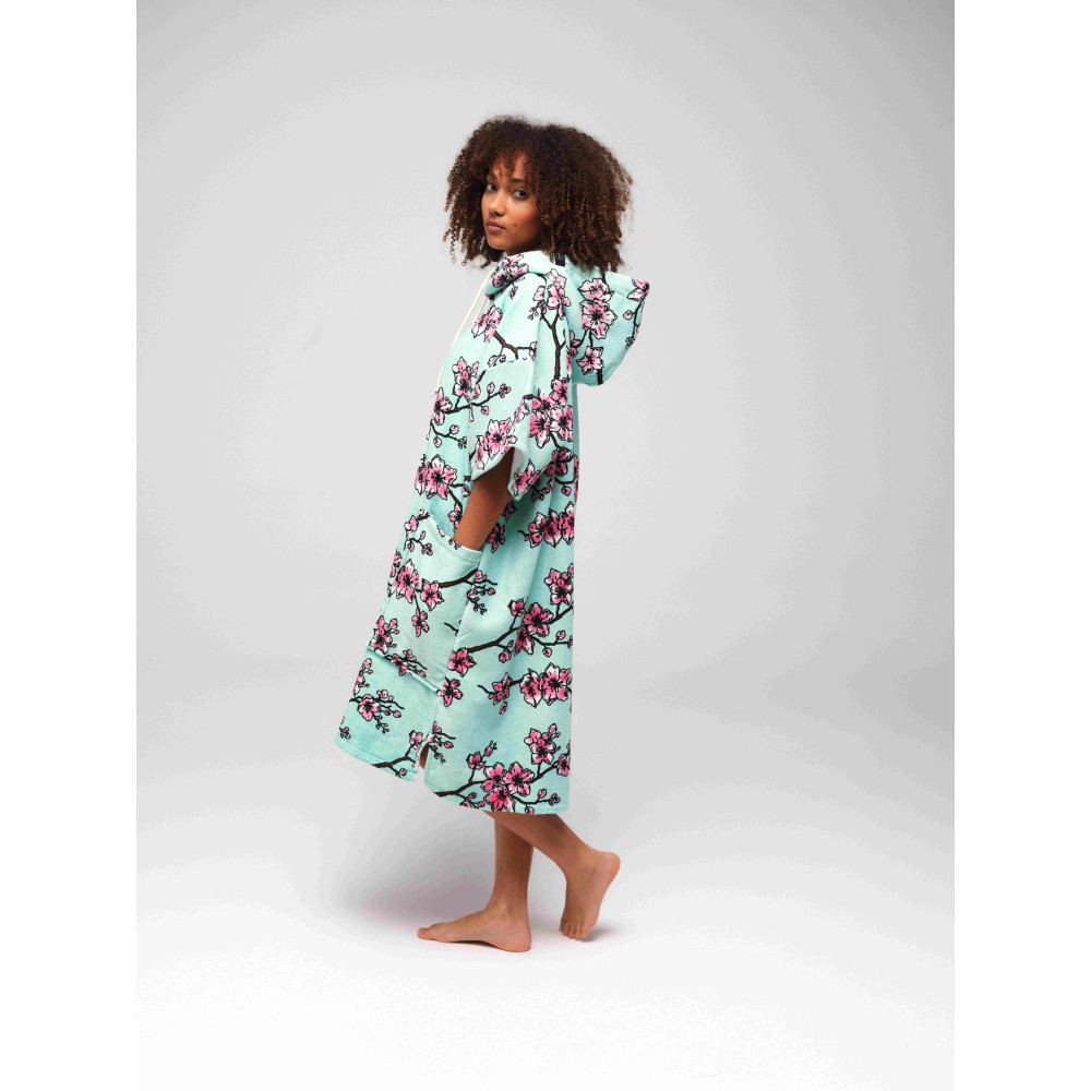 Poncho surf, plage et bain All in - Adulte (XS-L) - T-poncho Cherry tree