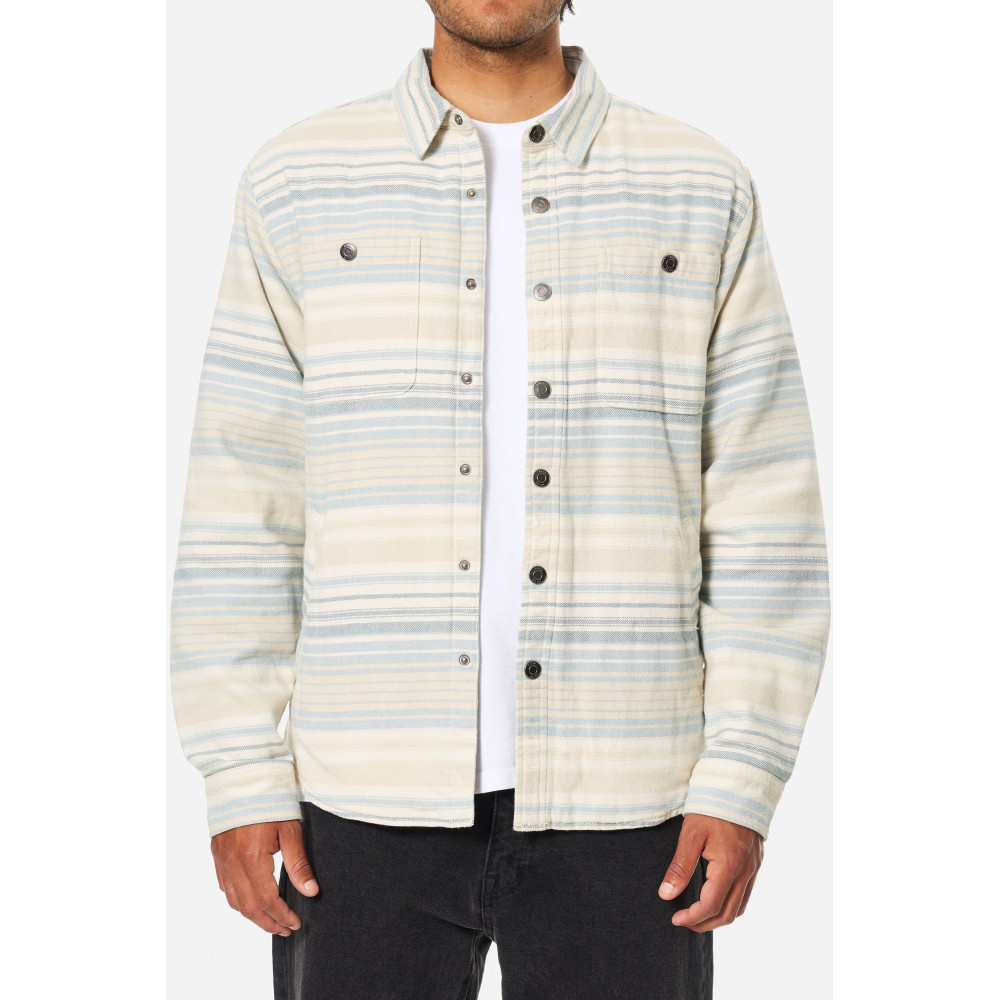 Veste Katin - Harold stripe - Dusty blue