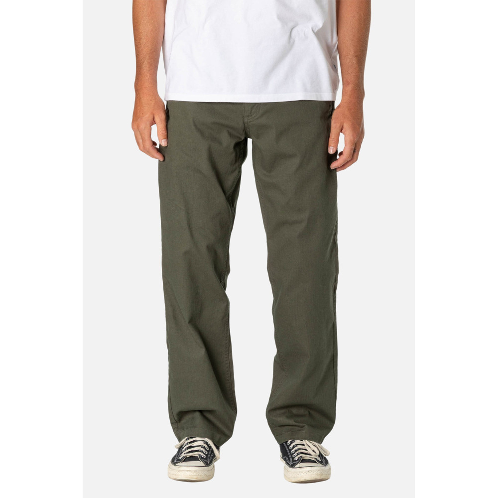 Pantalon Katin - Deck herringbone - Lead