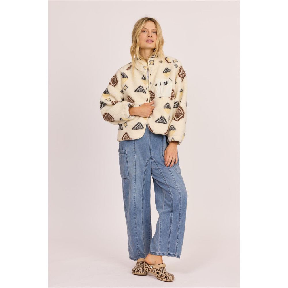 Veste sherpa Sisstrevolution - Live sherpa - Buttermilk
