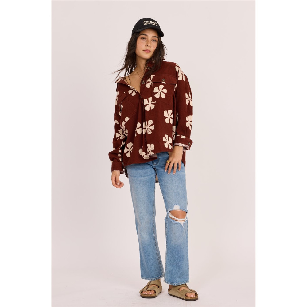 Chemise Sisstrevolution - Lush palms - Mahogany