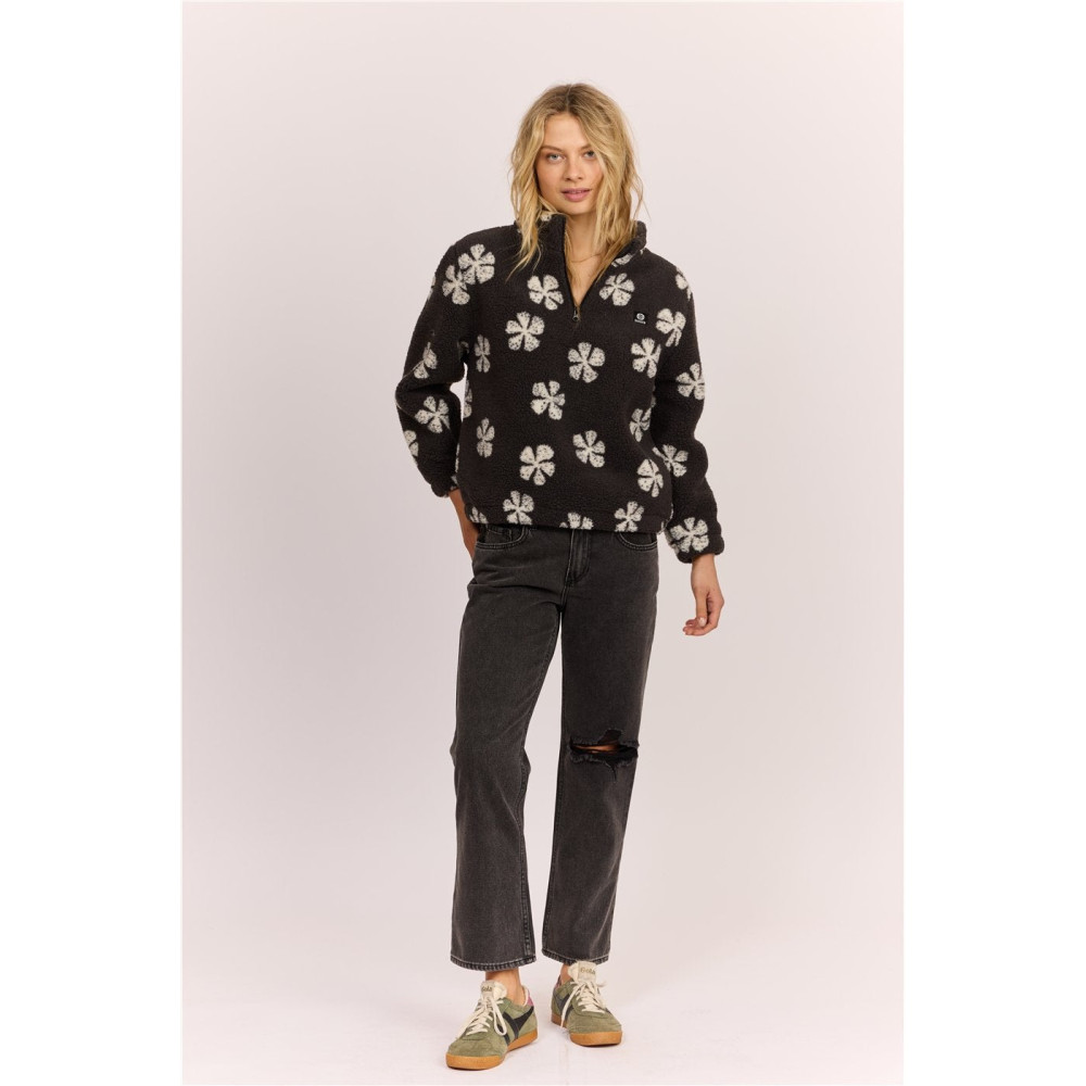 Sweat Sisstrevolution - Smooth sherpa - Vintage black